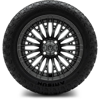 MODZ® 14" Reaper Titanium Gunmetal Wheels & Off-Road Tires Combo