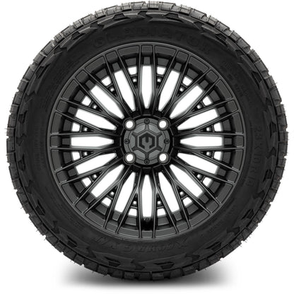 MODZ® 14" Reaper Titanium Gunmetal Wheels & Off-Road Tires Combo