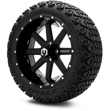 MODZ® 15" Assault Glossy Black with Ball Mill Wheels & Off-Road Tires Combo