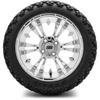 MODZ® 15" Vampire Chrome Wheels & Off-Road Tires Combo