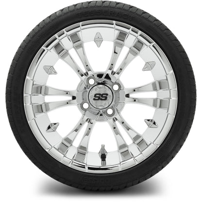MODZ® 15" Vampire Chrome Wheels & Street Tires Combo