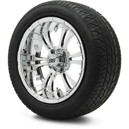 MODZ® 15" Vampire Chrome Wheels & Street Tires Combo