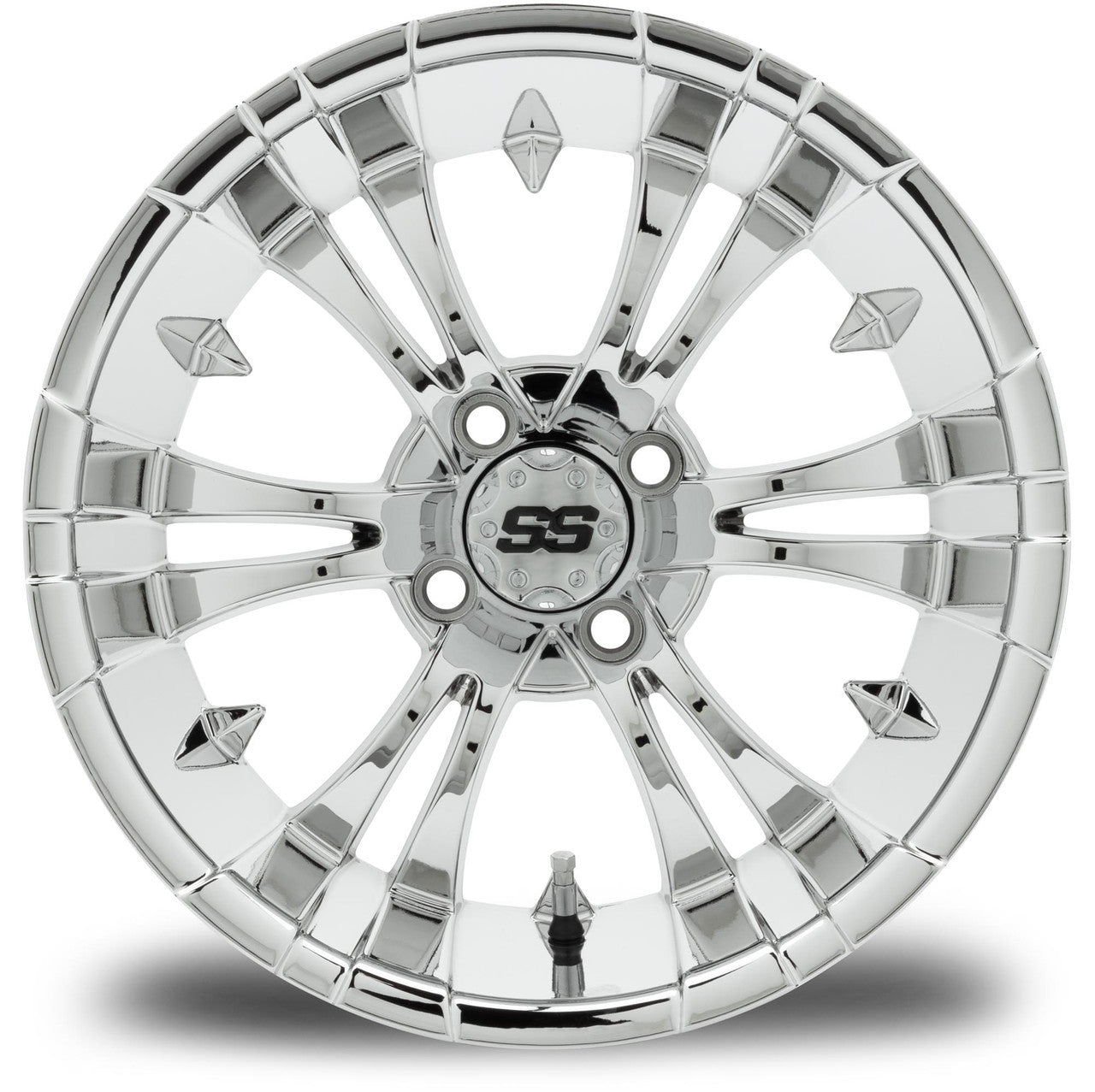 MODZ® Vampire Chrome 15" Golf Cart Wheel