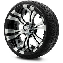 MODZ® 15" Vampire Machined Black Wheels & Street Tires Combo