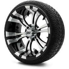 MODZ® 15" Vampire Machined Black Wheels & Street Tires Combo