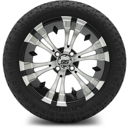 MODZ® 15" Vampire Machined Black Wheels & Off-Road Tires Combo