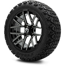 MODZ® 15" Matrix Glossy Black with Ball Mill Wheels & Off-Road Tires Combo