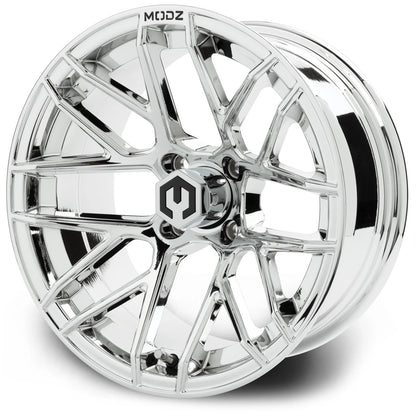 MODZ® Matrix Chrome 15" Golf Cart Wheel