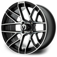 MODZ® Matrix Machined Black 15" Golf Cart Wheel