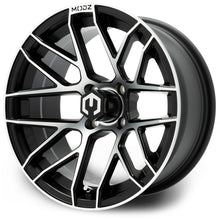MODZ® Matrix Machined Black 15" Golf Cart Wheel