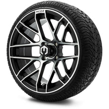 MODZ® 15" Matrix Machined Black Wheels & Street Tires Combo