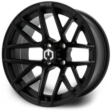 MODZ® Matrix Matte Black 15" Golf Cart Wheel