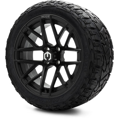 MODZ® 15" Matrix Matte Black Wheels & Off-Road Tires Combo