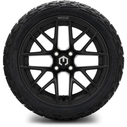 MODZ® 15" Matrix Matte Black Wheels & Off-Road Tires Combo