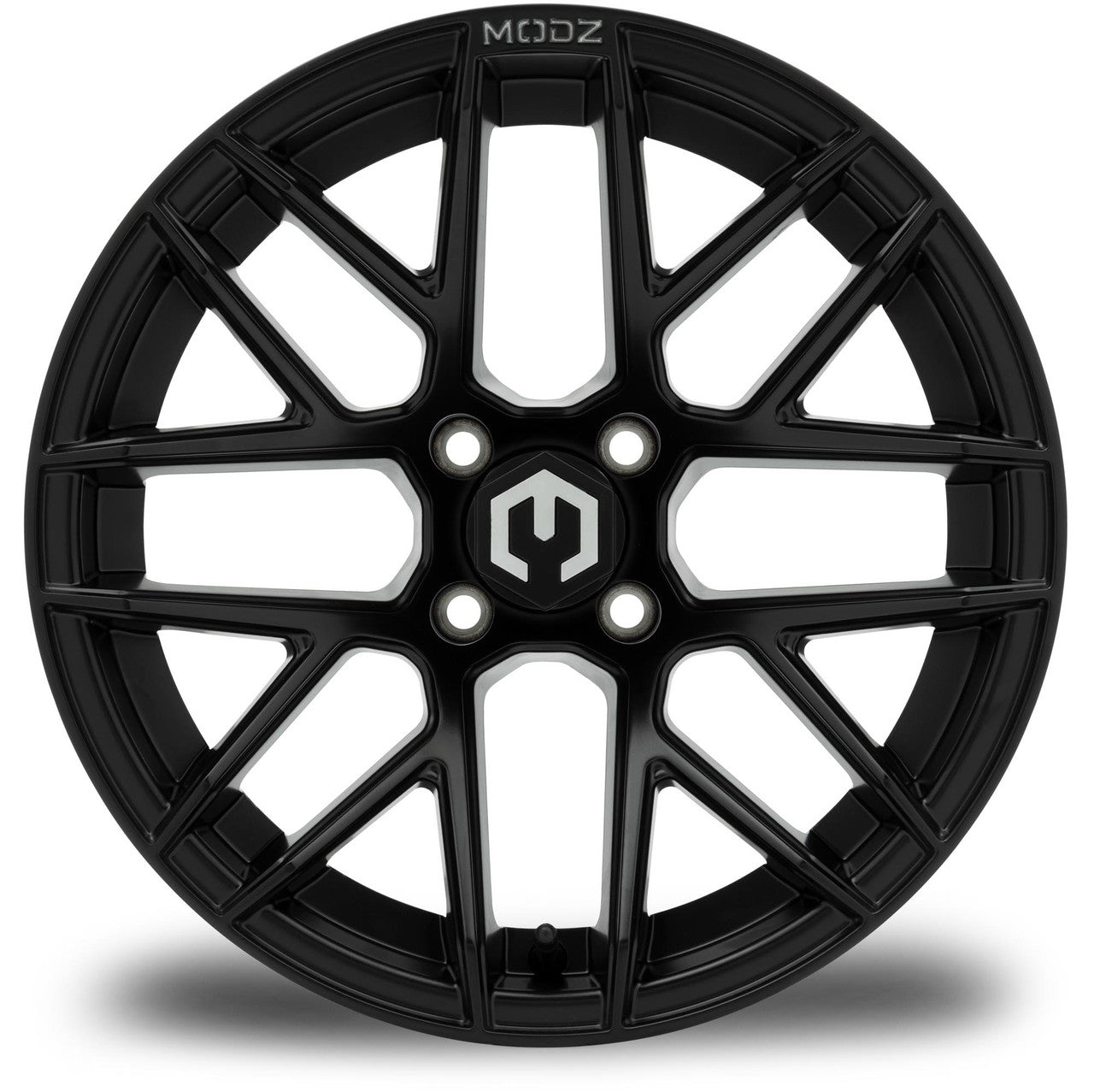 MODZ® Matrix Matte Black 15" Golf Cart Wheel
