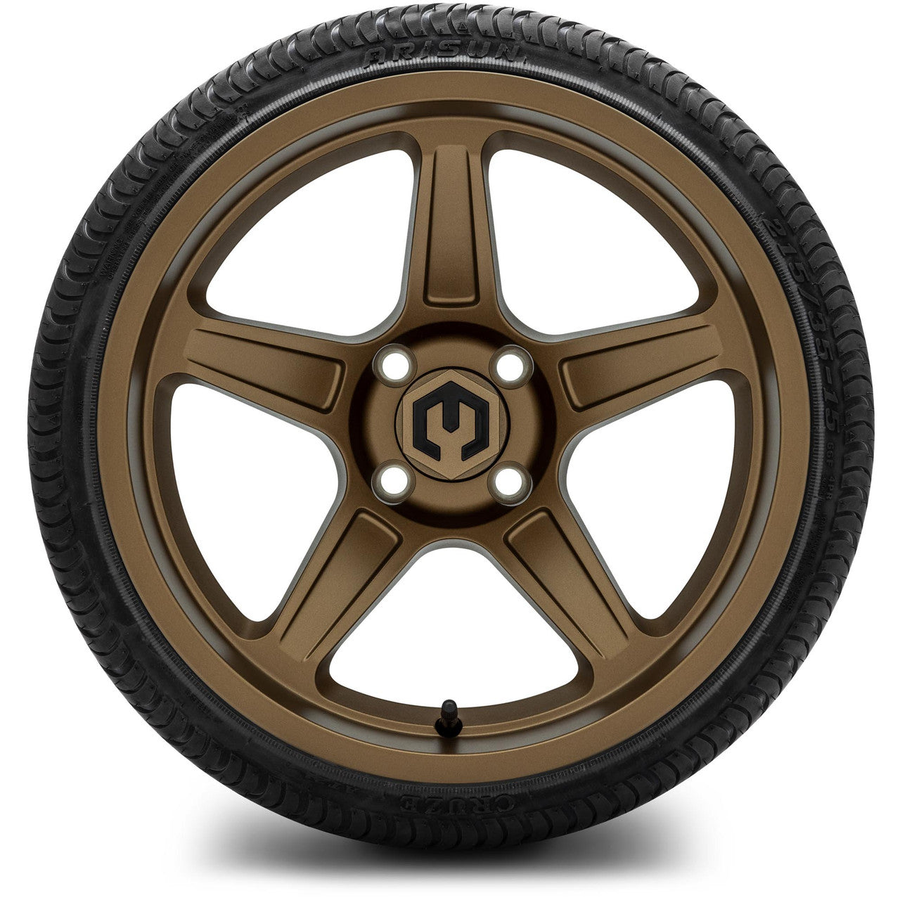 MODZ® 15" Drift Matte Bronze Wheels & Street Tires Combo