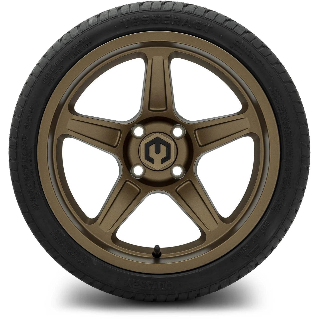 MODZ® 15" Drift Matte Bronze Wheels & Street Tires Combo