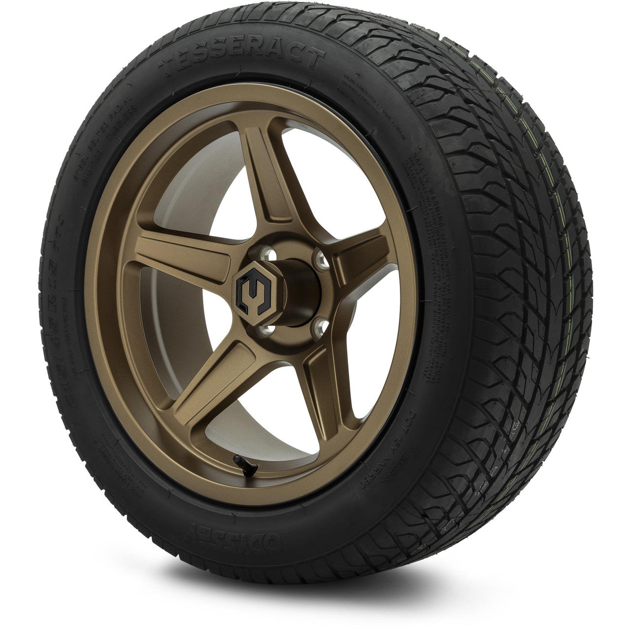 MODZ® 15" Drift Matte Bronze Wheels & Street Tires Combo