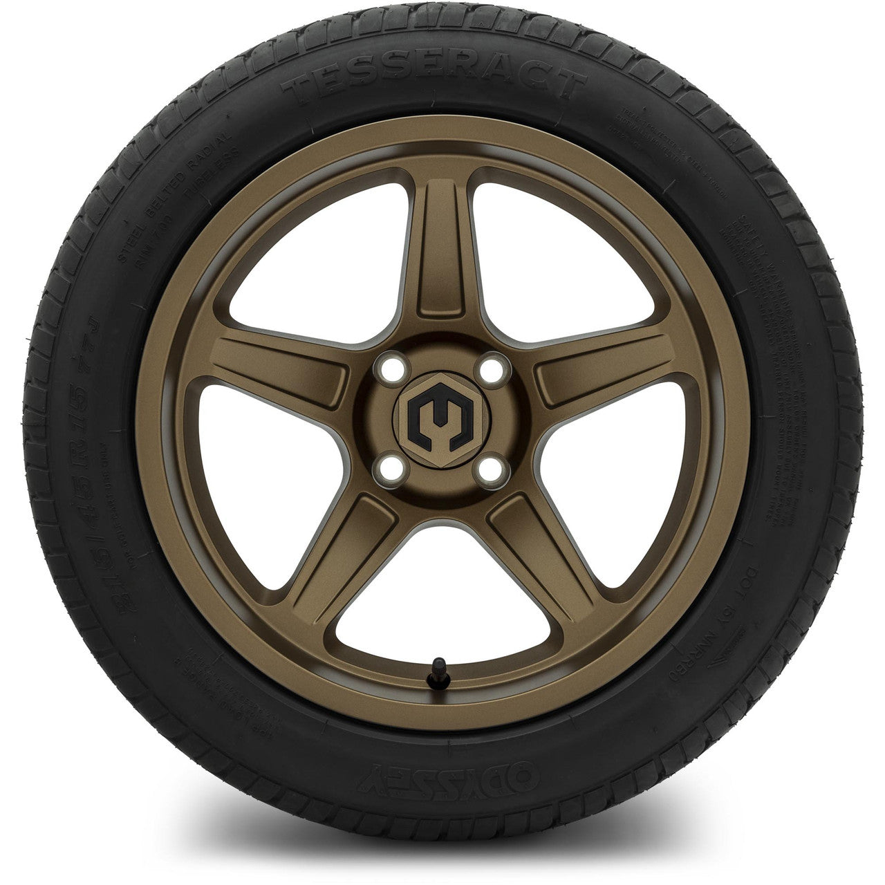 MODZ® 15" Drift Matte Bronze Wheels & Street Tires Combo