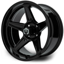 MODZ® Drift Glossy Black 15" Golf Cart Wheel
