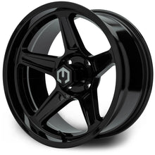 MODZ® Drift Glossy Black 15" Golf Cart Wheel