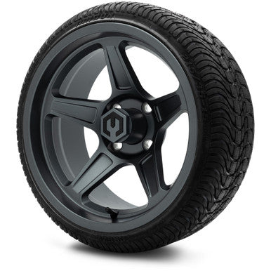 MODZ® 15" Drift Gunmetal Wheels & Street Tires Combo