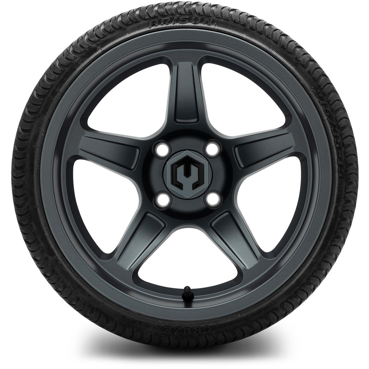 MODZ® 15" Drift Gunmetal Wheels & Street Tires Combo