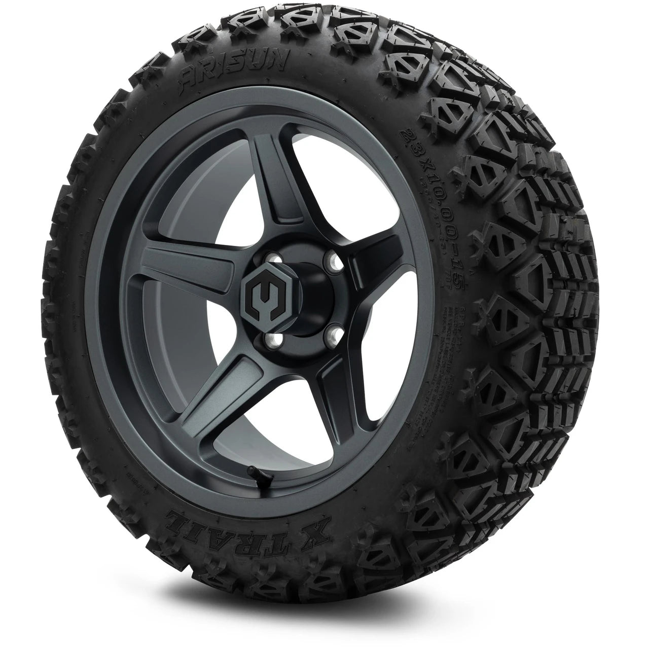MODZ® 15" Drift Gunmetal Wheels & Off-Road Tires Combo