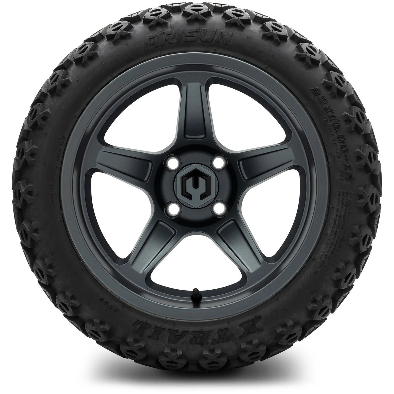 MODZ® 15" Drift Gunmetal Wheels & Off-Road Tires Combo