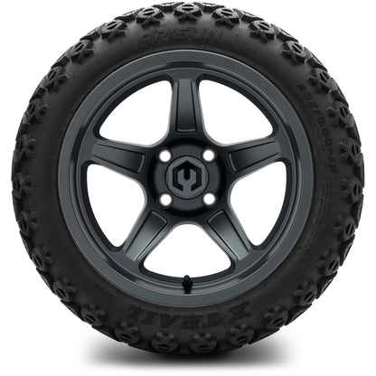 MODZ® 15" Drift Gunmetal Wheels & Off-Road Tires Combo