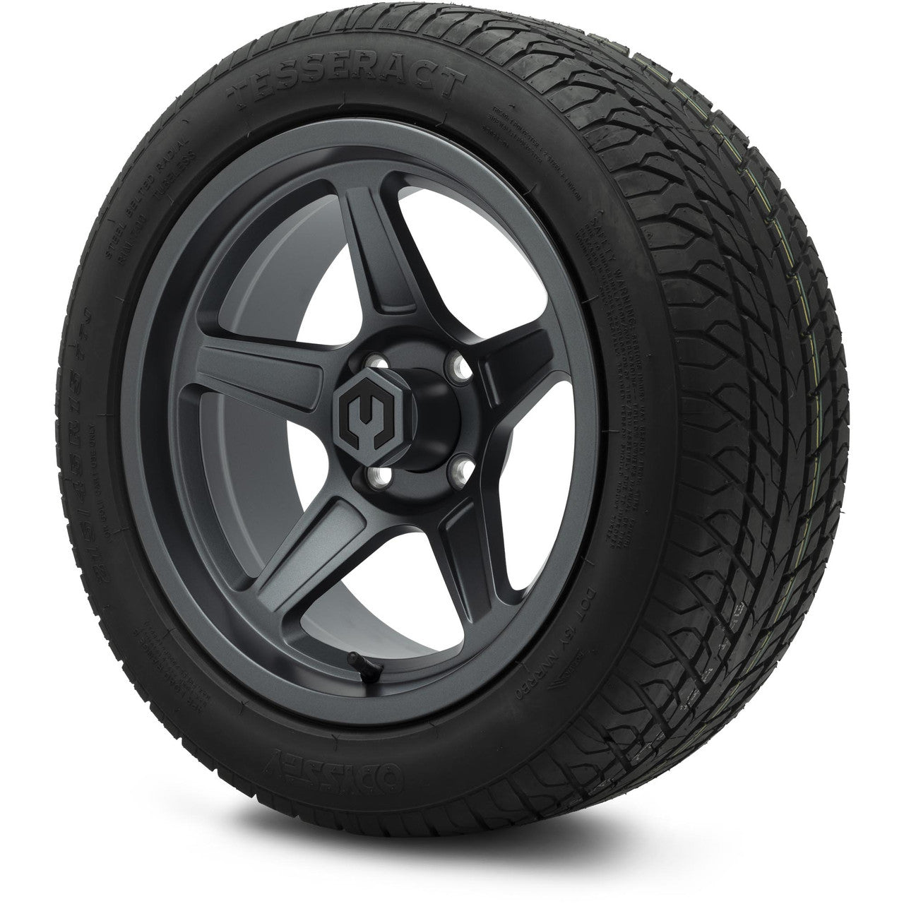 MODZ® 15" Drift Gunmetal Wheels & Street Tires Combo