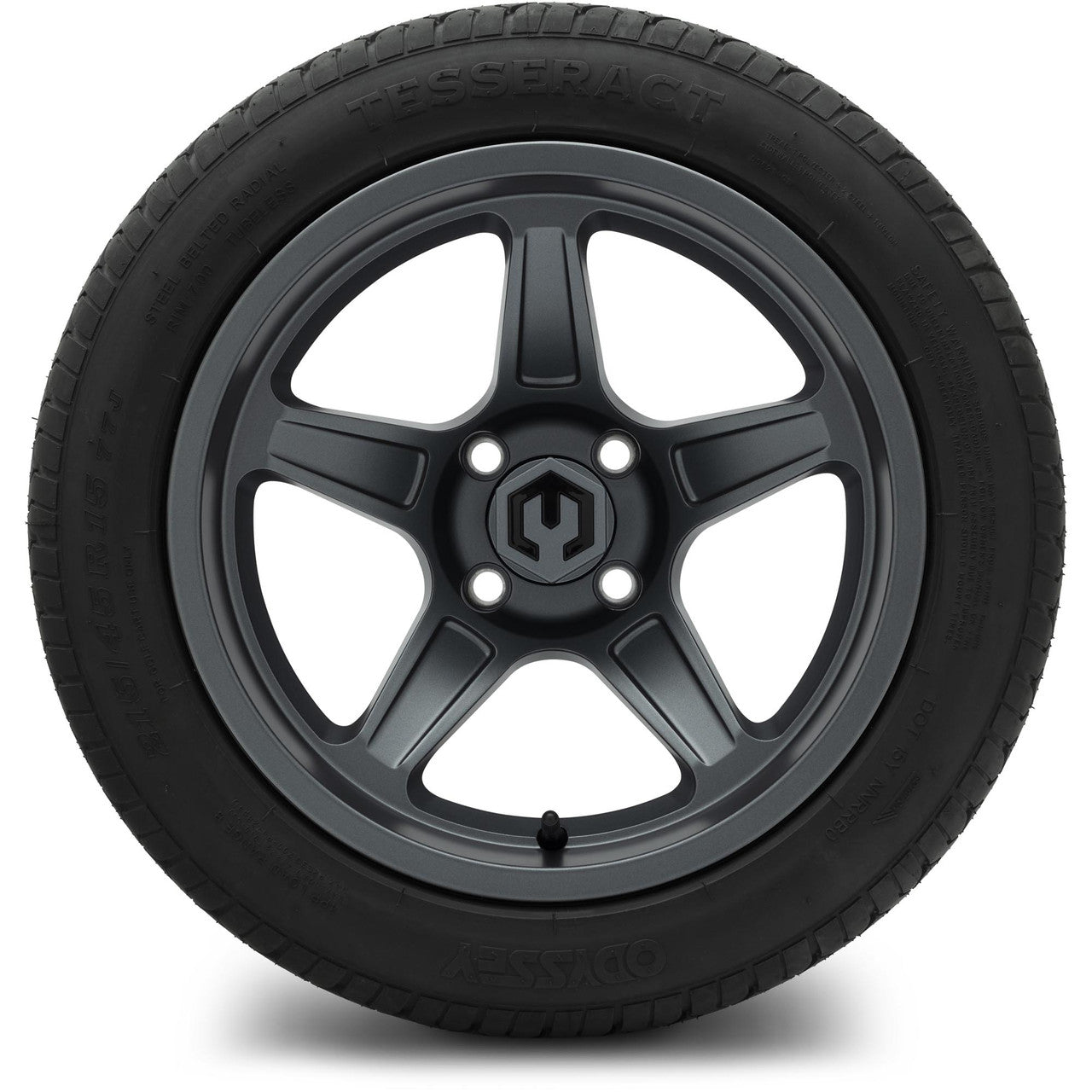 MODZ® 15" Drift Gunmetal Wheels & Street Tires Combo