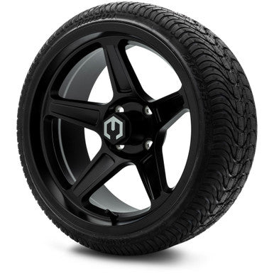 MODZ® 15" Drift Matte Black Wheels & Street Tires Combo