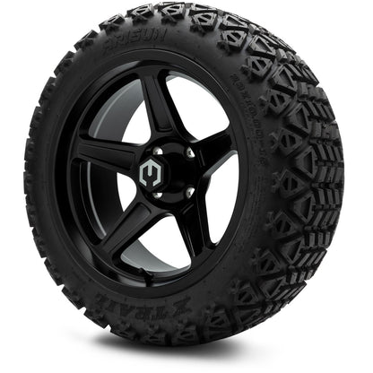 MODZ® 15" Drift Matte Black Wheels & Off-Road Tires Combo