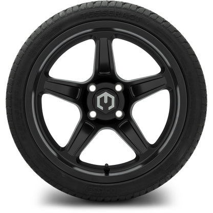 MODZ® 15" Drift Matte Black Wheels & Street Tires Combo