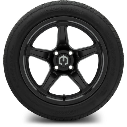 MODZ® 15" Drift Matte Black Wheels & Street Tires Combo