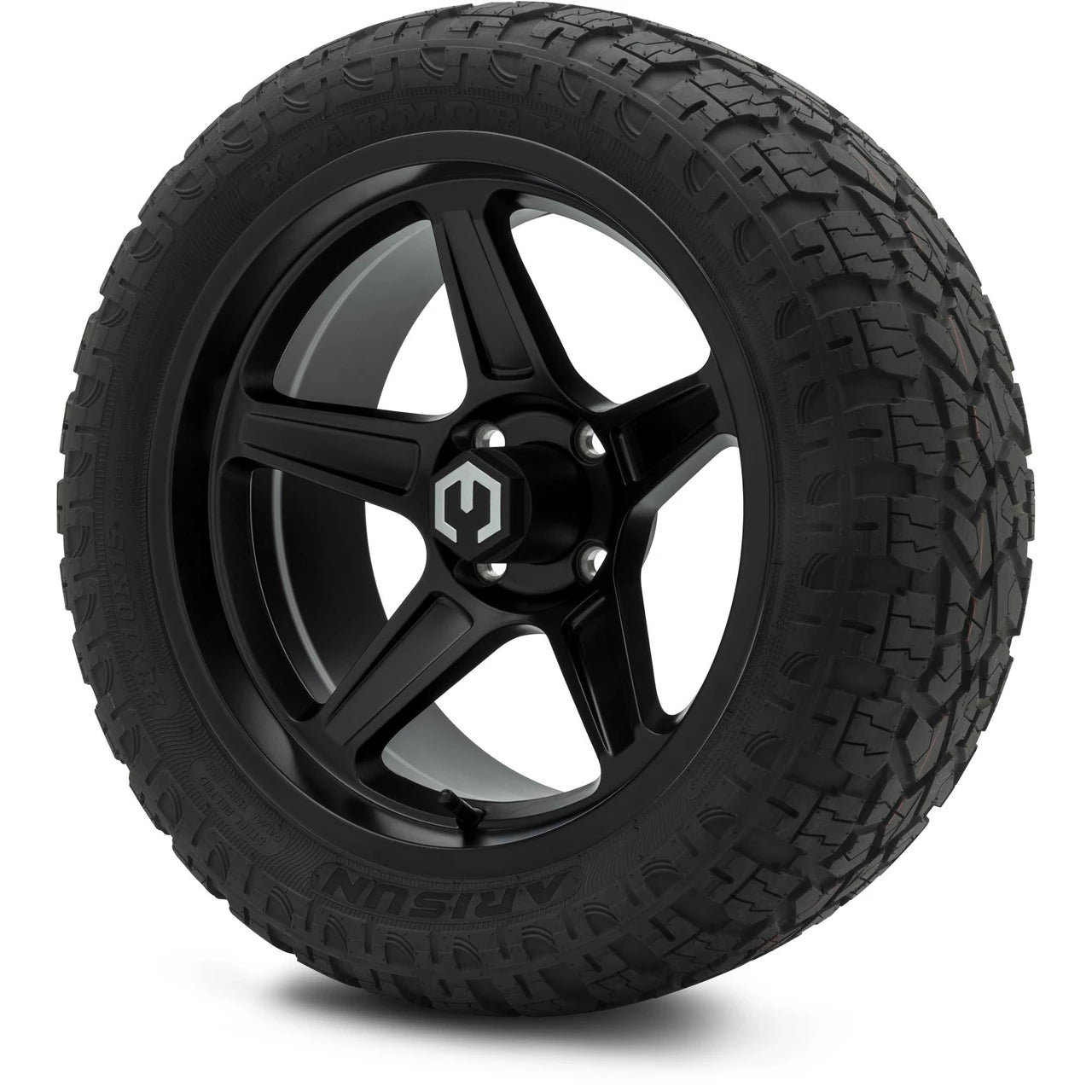 MODZ® 15" Drift Matte Black Wheels & Off-Road Tires Combo