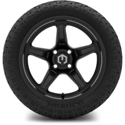 MODZ® 15" Drift Matte Black Wheels & Off-Road Tires Combo