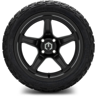 MODZ® 15" Drift Matte Black Wheels & Off-Road Tires Combo