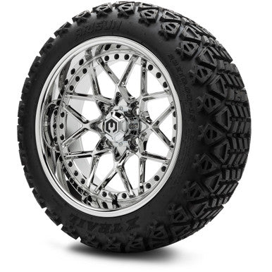 MODZ® 15" Formula Chrome Wheels & Off-Road Tires Combo