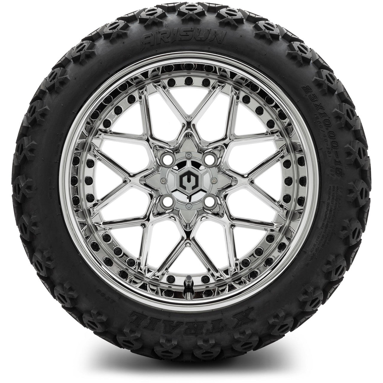 MODZ® 15" Formula Chrome Wheels & Off-Road Tires Combo