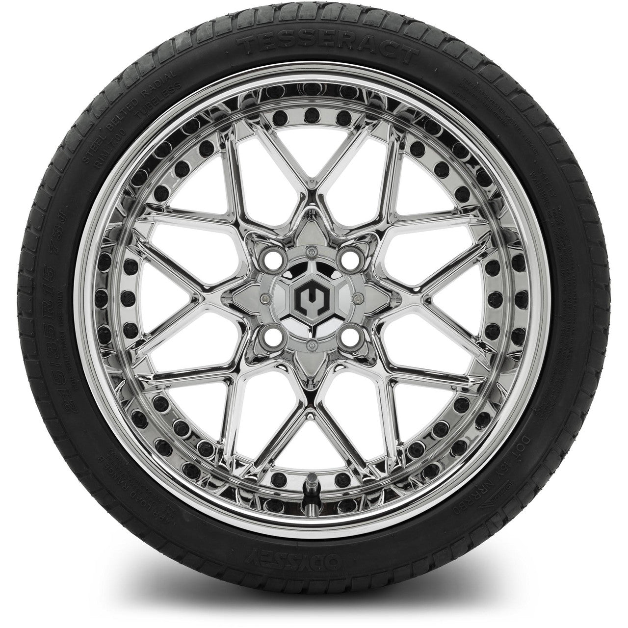 MODZ® 15" Formula Chrome Wheels & Street Tires Combo