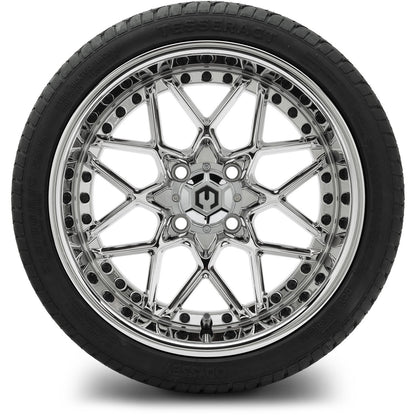 MODZ® 15" Formula Chrome Wheels & Street Tires Combo