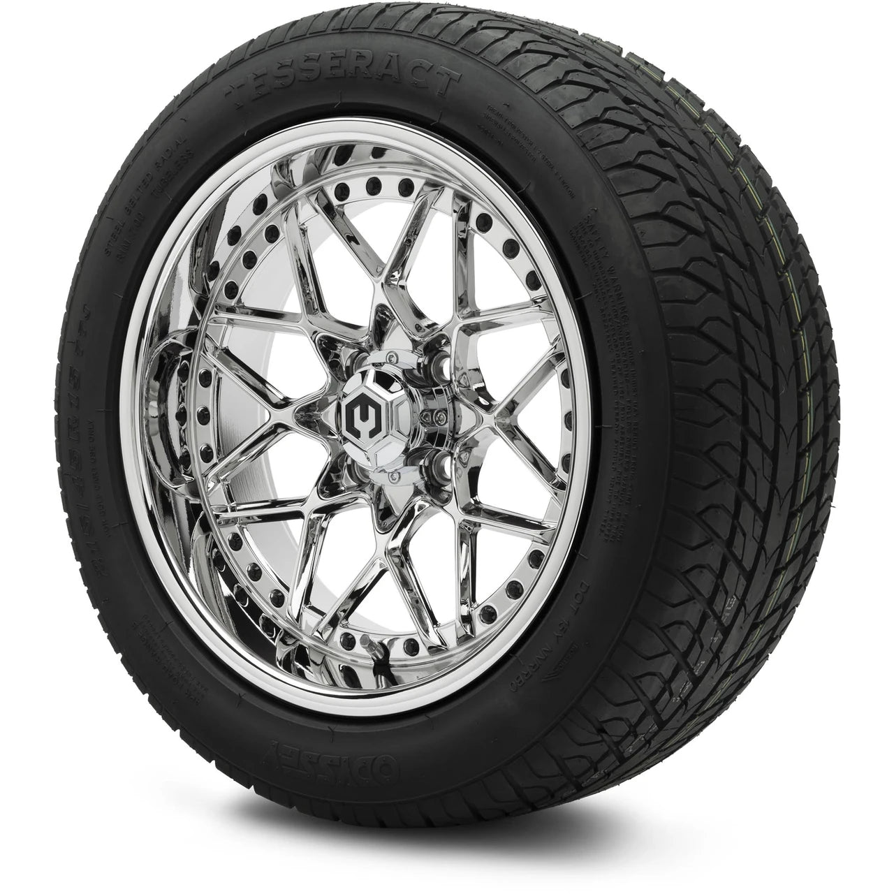 MODZ® 15" Formula Chrome Wheels & Street Tires Combo