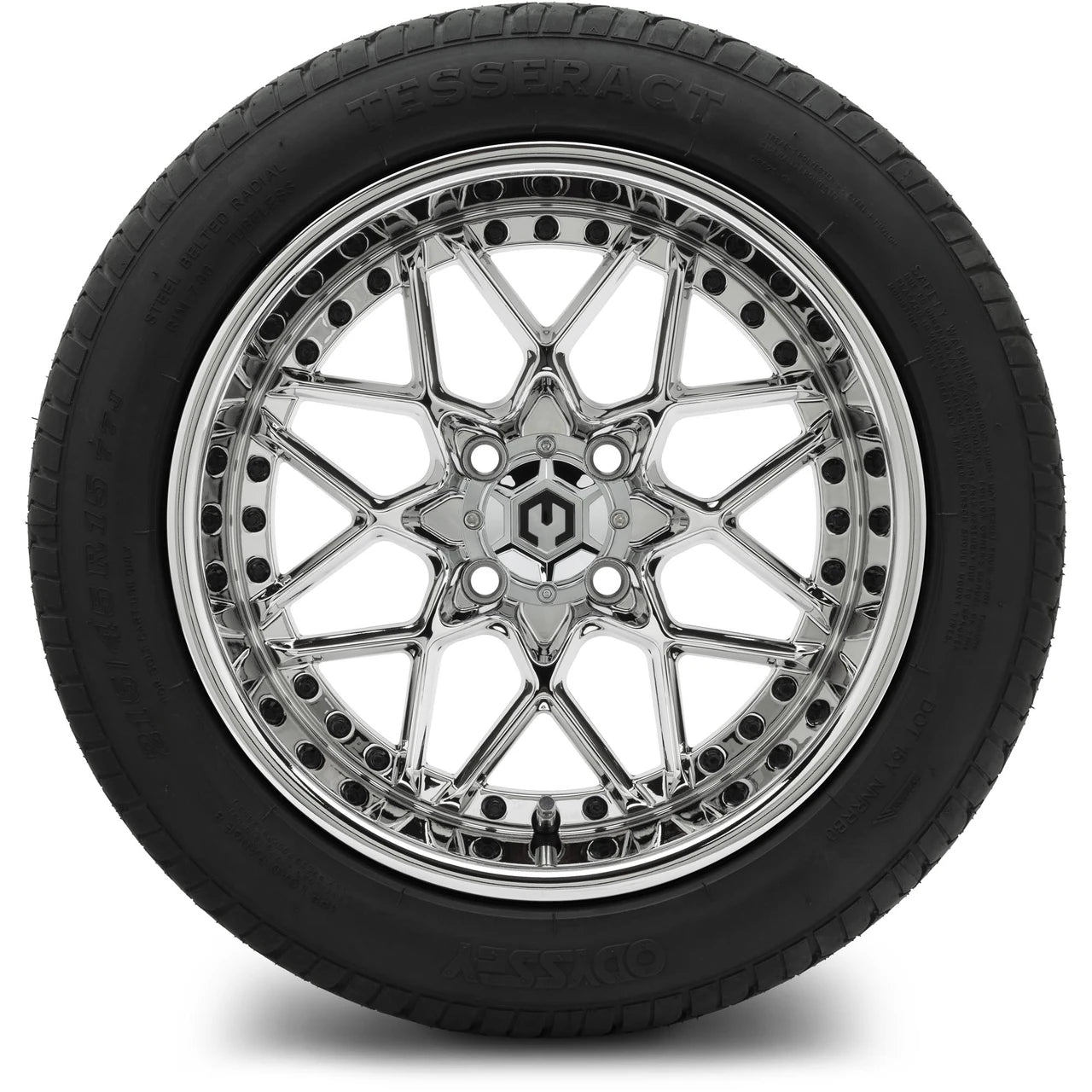 MODZ® 15" Formula Chrome Wheels & Street Tires Combo