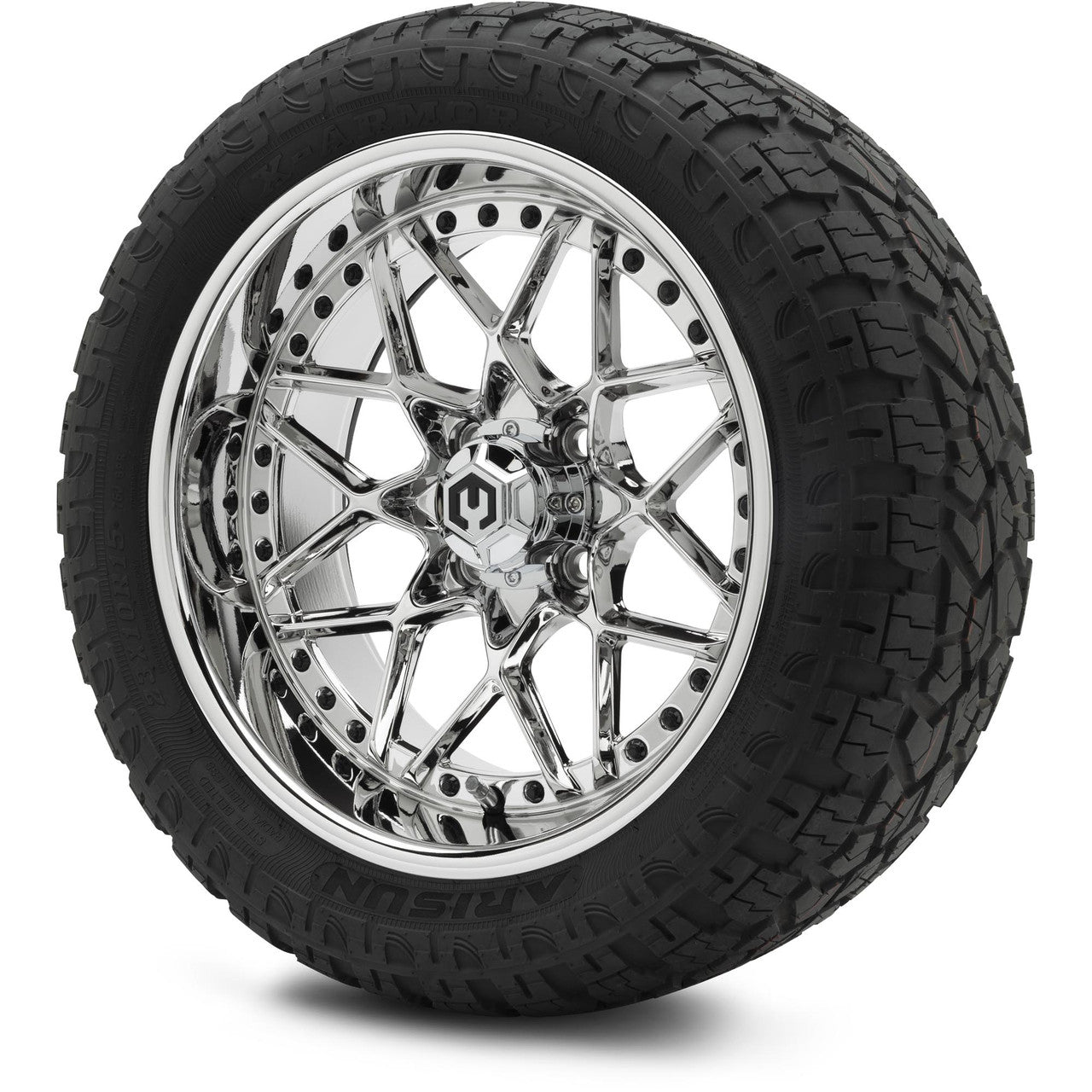 MODZ® 15" Formula Chrome Wheels & Off-Road Tires Combo