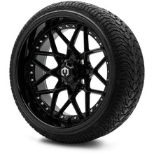 MODZ® 15" Formula Glossy Black Wheels & Street Tires Combo