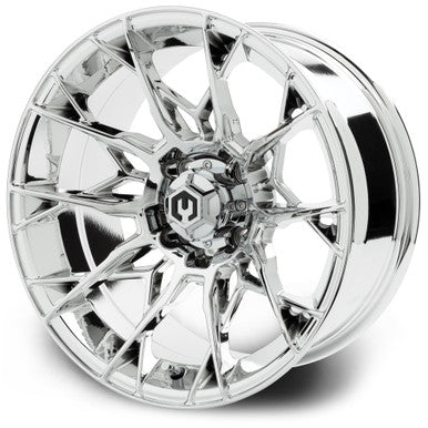 MODZ® Chaos Chrome 15" Golf Cart Wheel