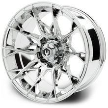 MODZ® Chaos Chrome 15" Golf Cart Wheel