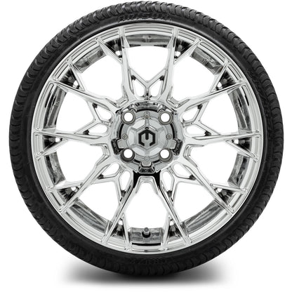 MODZ® 15" Chaos Chrome Wheels & Street Tires Combo